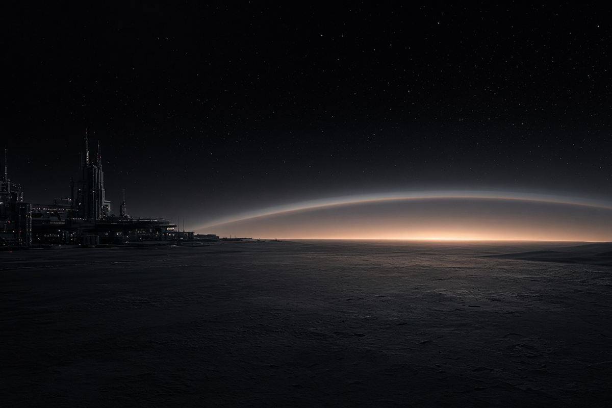 Abstract orbital graphic